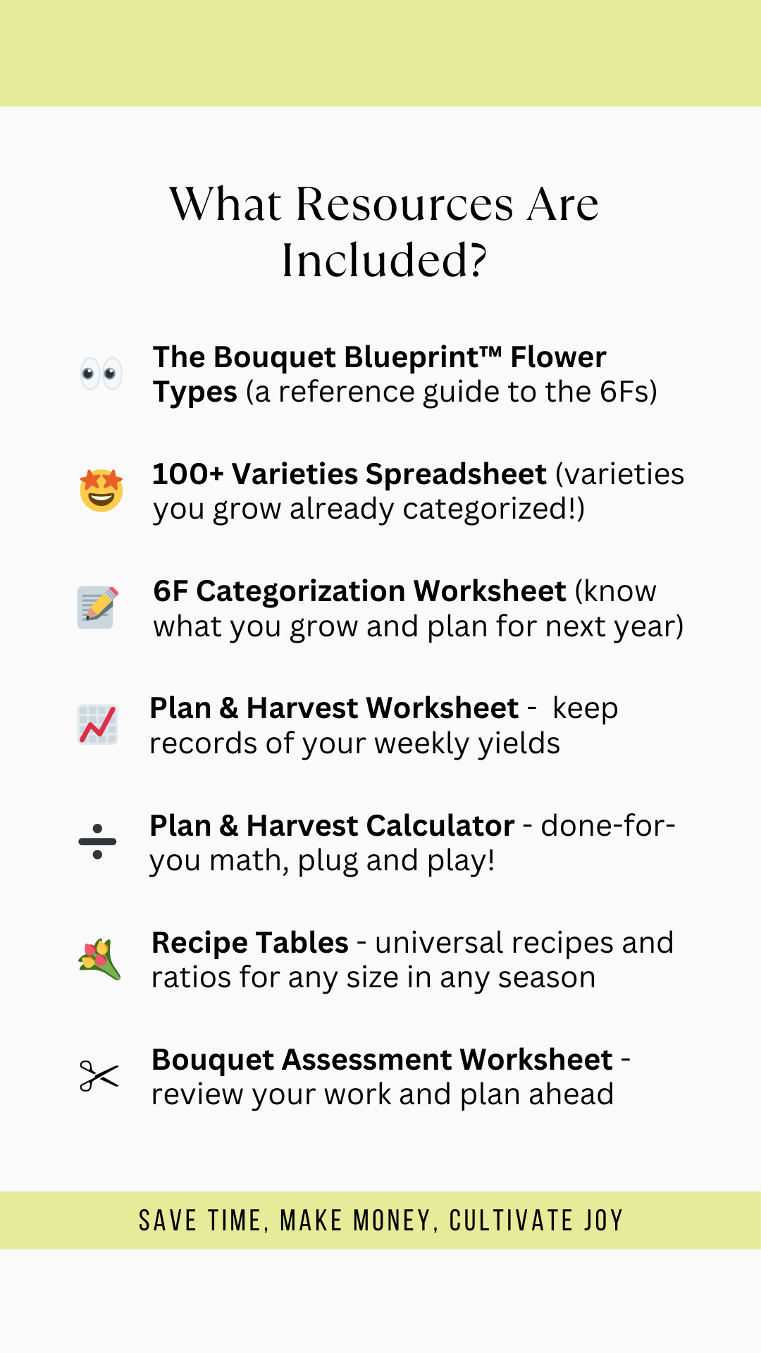 The Bouquet Blueprint Workbook