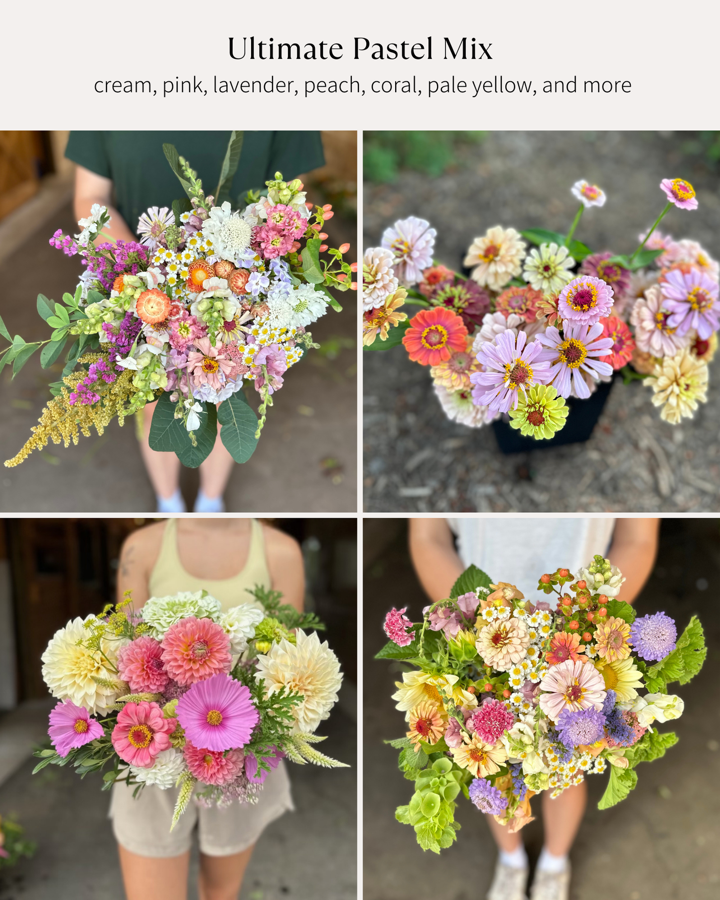 Bucket: Mixed Blooms (60 Stems)