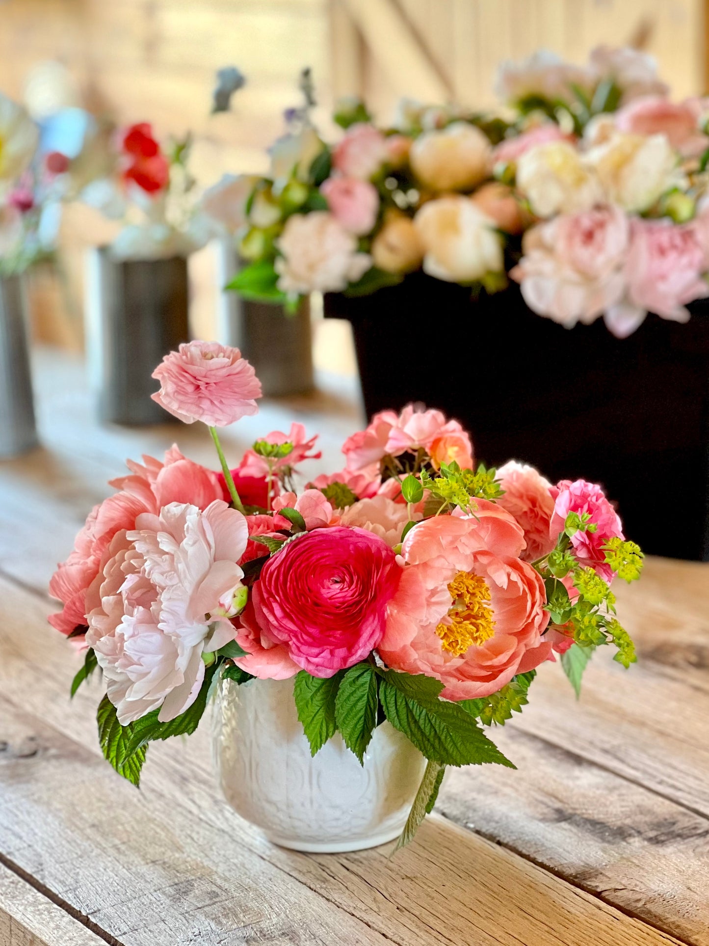 A Peony Party Workshop - Saturday June 7th, 10AM