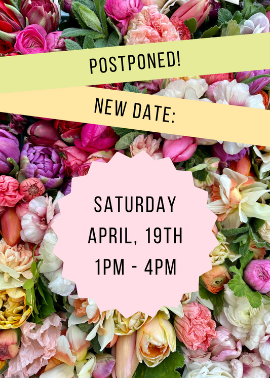 **NEW DATE!** Spring You-Pick: Saturday, April 19th, 1PM-4PM
